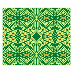 Abstract Pattern Geometric Backgrounds Double Sided Flano Blanket (small)  by Eskimos