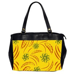 Folk Flowers Print Floral Pattern Ethnic Art Oversize Office Handbag (2 Sides) by Eskimos