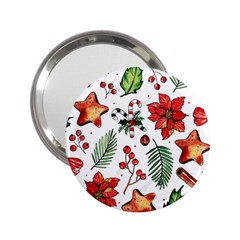 Pngtree-watercolor-christmas-pattern-background 2 25  Handbag Mirrors by nate14shop