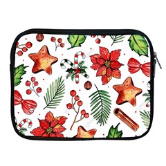 Pngtree-watercolor-christmas-pattern-background Apple Ipad 2/3/4 Zipper Cases by nate14shop