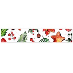 Pngtree-watercolor-christmas-pattern-background Large Flano Scarf 