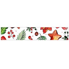 Pngtree-watercolor-christmas-pattern-background Large Flano Scarf  by nate14shop