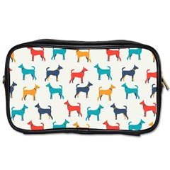 Animal-seamless-vector-pattern-of-dog-kannaa Toiletries Bag (two Sides)