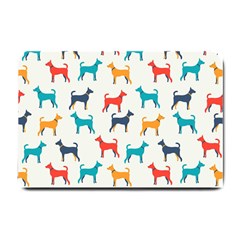 Animal-seamless-vector-pattern-of-dog-kannaa Small Doormat  by nate14shop