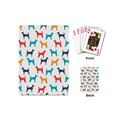 Animal-seamless-vector-pattern-of-dog-kannaa Playing Cards Single Design (mini) by nate14shop