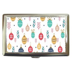 Seamless-pattern-cute-christmas-balls-shariki-igrushki-rozhd Cigarette Money Case