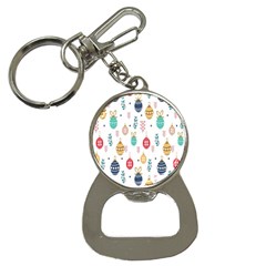 Seamless-pattern-cute-christmas-balls-shariki-igrushki-rozhd Bottle Opener Key Chain