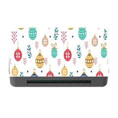 Seamless-pattern-cute-christmas-balls-shariki-igrushki-rozhd Memory Card Reader with CF