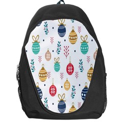 Seamless-pattern-cute-christmas-balls-shariki-igrushki-rozhd Backpack Bag