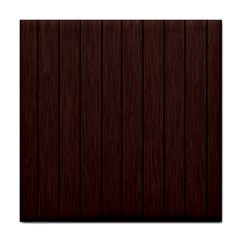Wood Dark Brown Tile Coaster by nate14shop