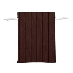 Wood Dark Brown Lightweight Drawstring Pouch (m) by nate14shop