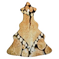 Wooden Heart Ornament (Christmas Tree) 