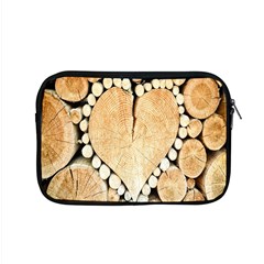 Wooden Heart Apple Macbook Pro 15  Zipper Case by nate14shop