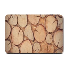 Wood-logs Small Doormat 