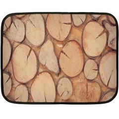 Wood-logs Fleece Blanket (Mini)