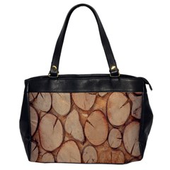 Wood-logs Oversize Office Handbag