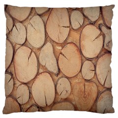 Wood-logs Standard Flano Cushion Case (Two Sides)