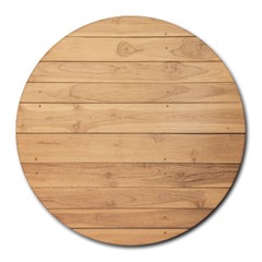 Wood-panel Round Mousepads by nate14shop