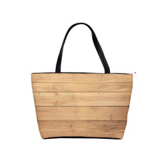 Wood-panel Classic Shoulder Handbag by nate14shop