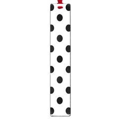 Black-and-white-polka-dot-pattern-background-free-vector Large Book Marks by nate14shop