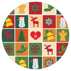 Christmas-pattern Round Trivet