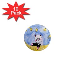 Panda 1  Mini Magnet (10 Pack)  by nate14shop