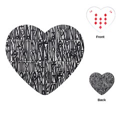 Background-design Playing Cards Single Design (heart) by nate14shop