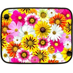 Blossoms Double Sided Fleece Blanket (mini)  by nate14shop