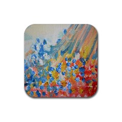 Oil-paint Rubber Coaster (square) by nate14shop