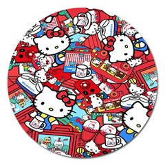 Hello-kitty-003 Magnet 5  (Round)