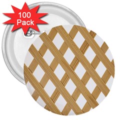 Wooden 3  Buttons (100 Pack)  by nate14shop