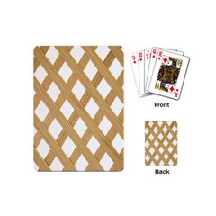 Wooden Playing Cards Single Design (mini) by nate14shop