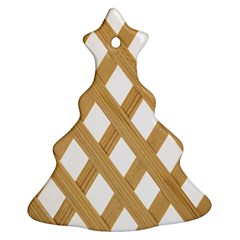 Wooden Christmas Tree Ornament (two Sides) by nate14shop