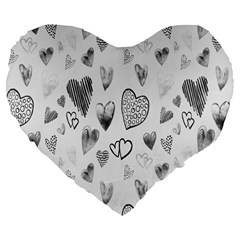 Hd-wallpaper-love-valentin Day Large 19  Premium Flano Heart Shape Cushions by nate14shop