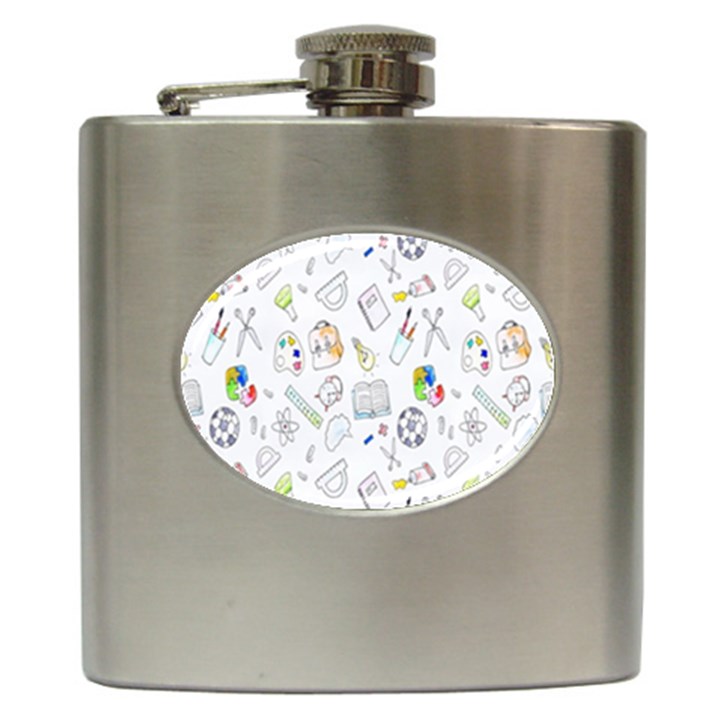 Hd-wallpaper-d4 Hip Flask (6 oz)