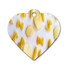 Pasta Dog Tag Heart (one Side) by nate14shop