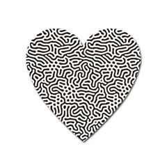 Animal-seamless-vector-pattern-of-dog-kannaa Heart Magnet by nate14shop