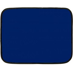 Dark Blue Fleece Blanket (mini) by nate14shop