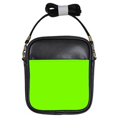 Grass-green-color-solid-background Girls Sling Bag