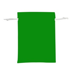 Green Lightweight Drawstring Pouch (l) by nate14shop