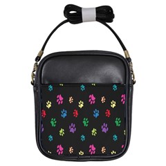 Footprints Girls Sling Bag by nate14shop