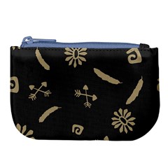 Pattern-dark Large Coin Purse by nate14shop