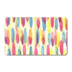 Watercolour-texture Magnet (rectangular) by nate14shop