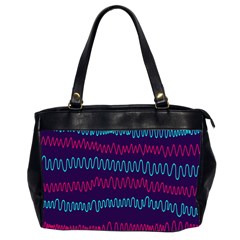 Waves Oversize Office Handbag (2 Sides)