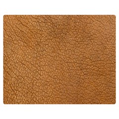 Leather Brown  Double Sided Flano Blanket (medium)  by artworkshop