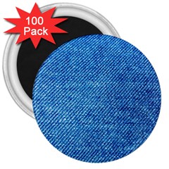 Jeans Blue  3  Magnets (100 Pack) by artworkshop