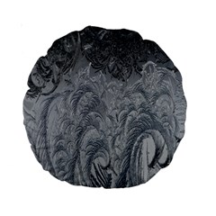 Ice Frost Crystals Standard 15  Premium Round Cushions