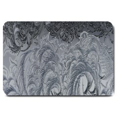 Ice Frost Crystals Large Doormat  by artworkshop