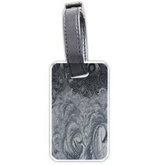 Ice Frost Crystals Luggage Tag (one Side) by artworkshop