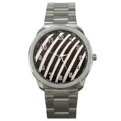  Zebra Pattern  Sport Metal Watch by artworkshop